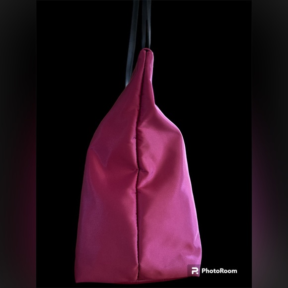 Versace nylon fuscia large tote & dust bag! NWOT! - Picture 7 of 12